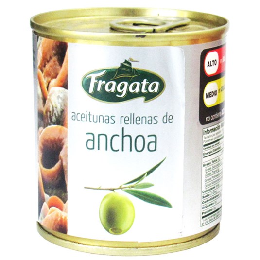 Fragata Aceituna Rellena Anchoa Lata 200Gr