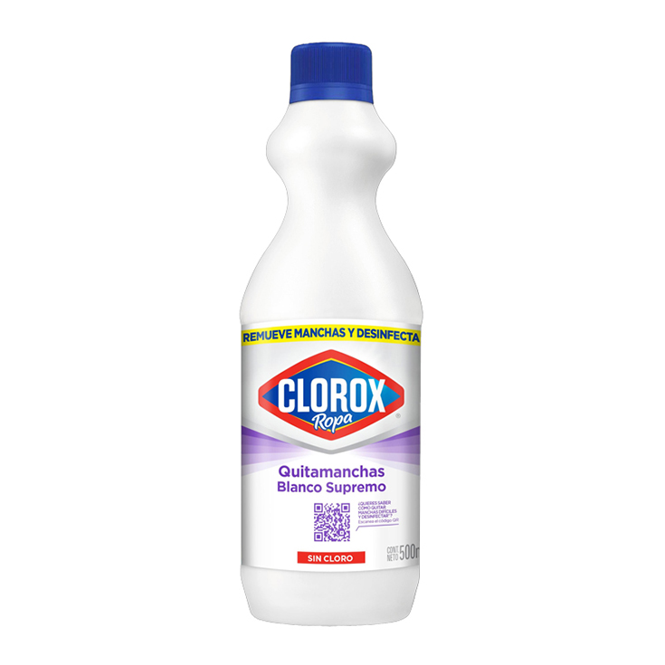 Clorox Quitamanchas Blanco Supremo 500 Ml.