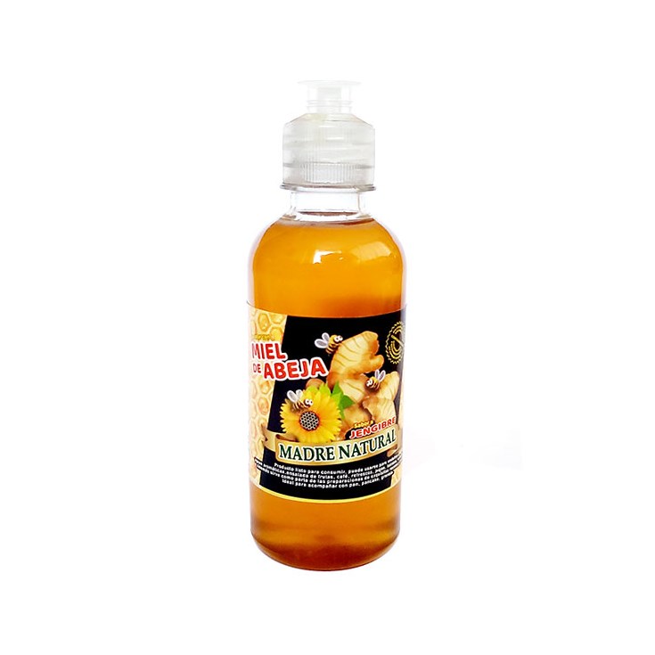Madre naturaleza jarabe con miel de abeja sabor a jengbre 40