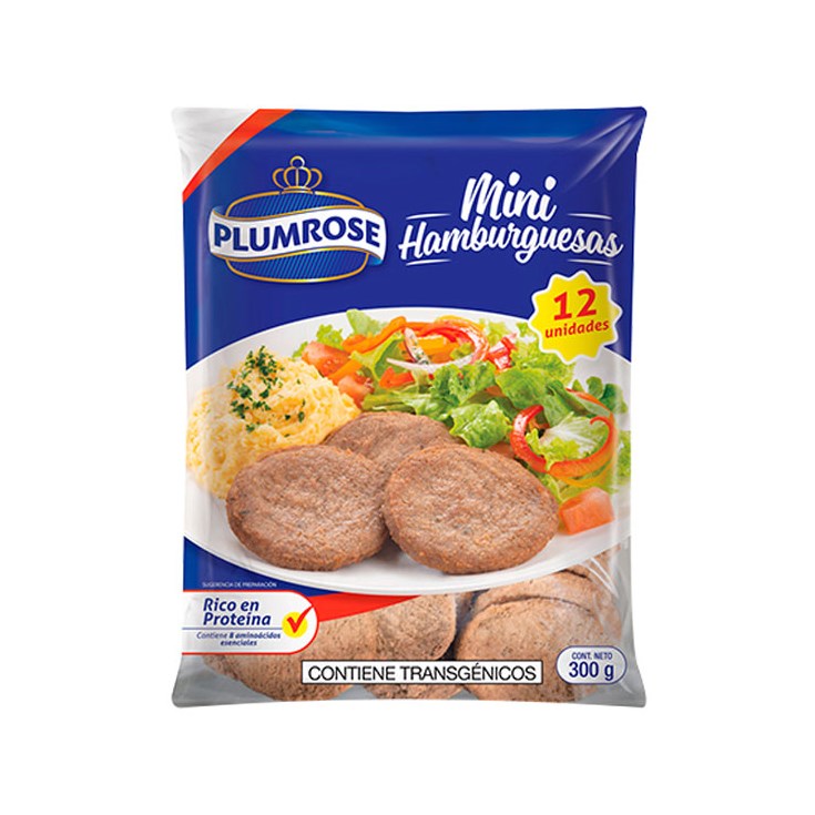 Mini Hamburguesas Plumrose 300 Gr