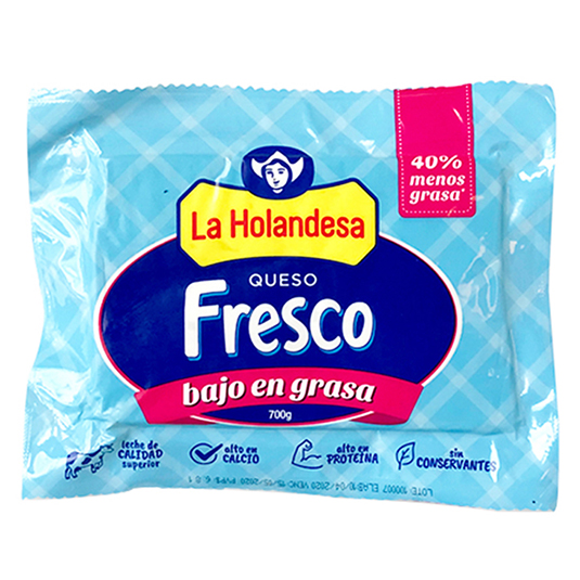 Queso Fresco La Holandesa Bajo En Grasa 700 Gr