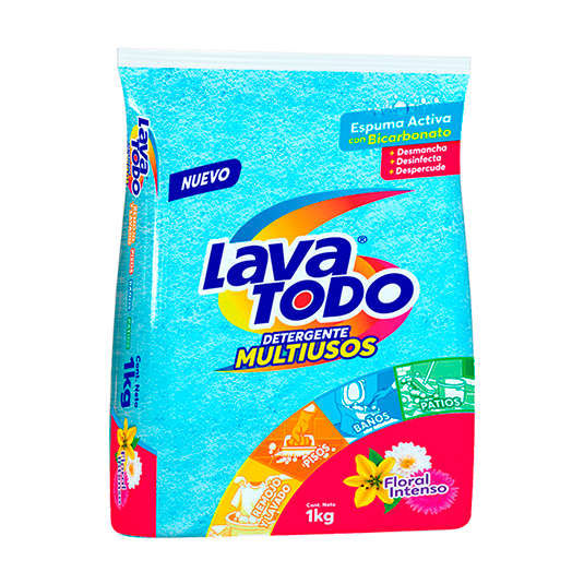 Detergente Multiusos Floral Lavatodo 1Kg