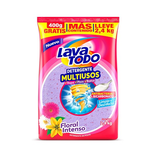 Detergente Multiusos Floral Lavatodo 2Kg