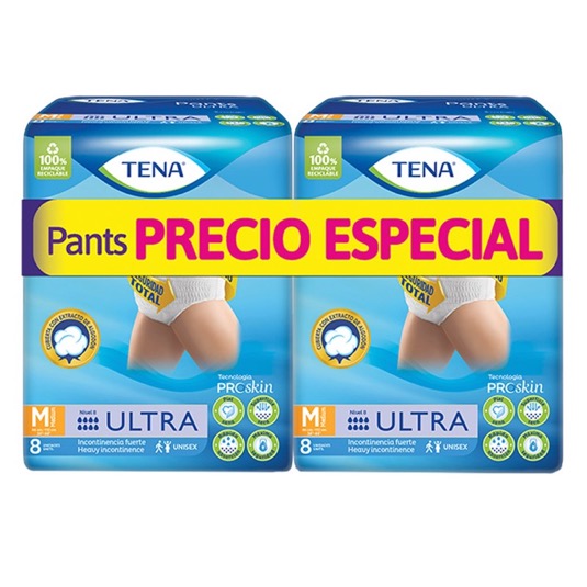 Pañal Adulto Pants Ultra Mediano Tena X16