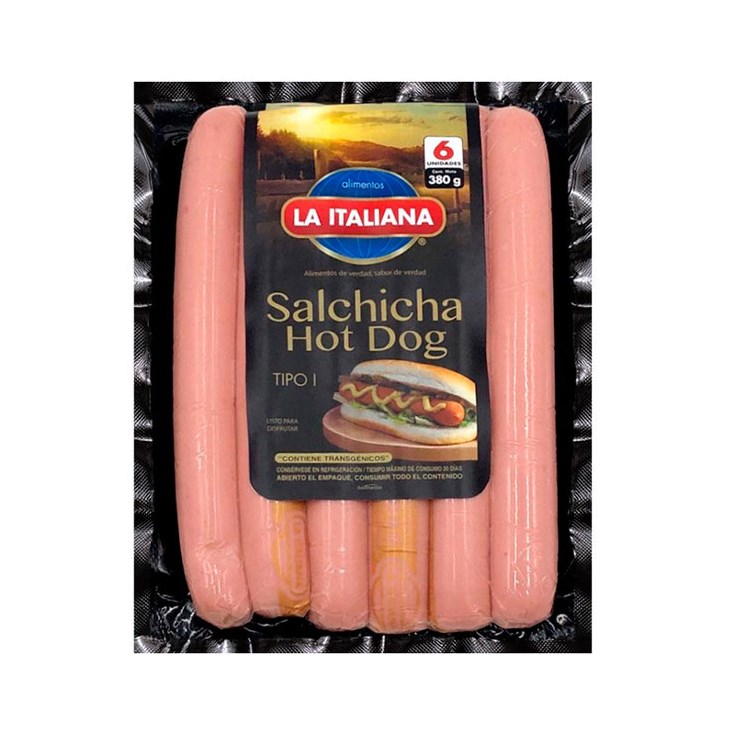 Salchicha Hot Dog La Italiana 380 Gr.