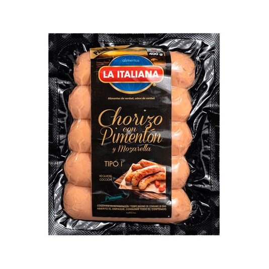 Chorizo Con Pimienton Y Mozarella La Italiana