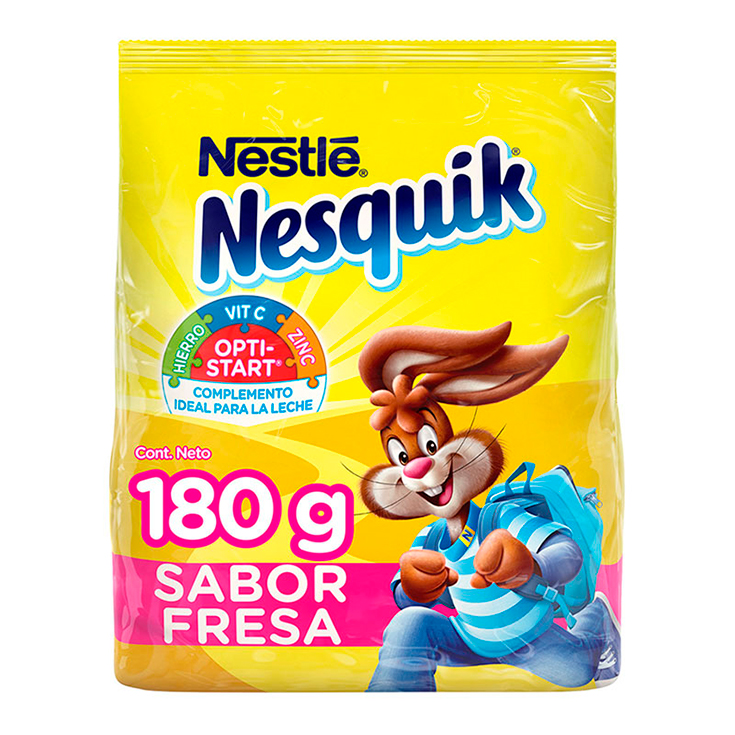 Mezclador Nutricional Sabor A Fresa Nesquik