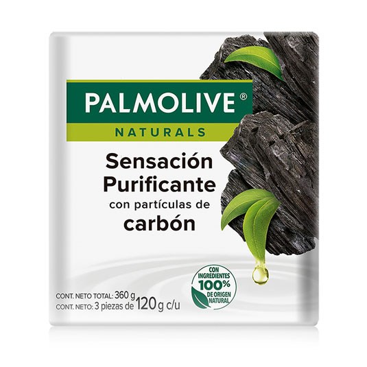 Jabon Carbon Pack Palmolive X3 120 Gr C/U