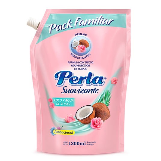 Detergente Líquido Perla Bebé Algodón Doypack x 1300ml - Peque Ayuda