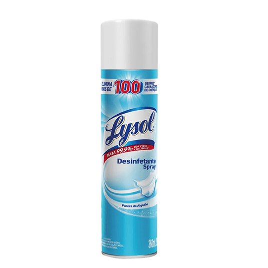 Aerosol Desinfectante Spray Lysol Pureza De Algodón 360Ml.