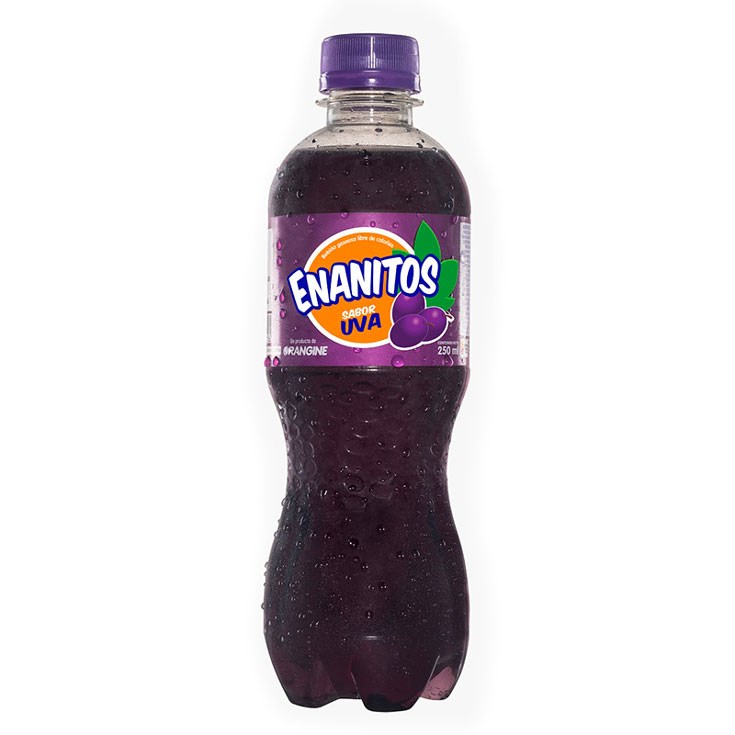 Enanitos Gaseosa Sabor A Uva 400 Ml.