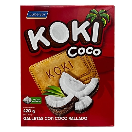 Koki Galletas De Coco 420 Gr.