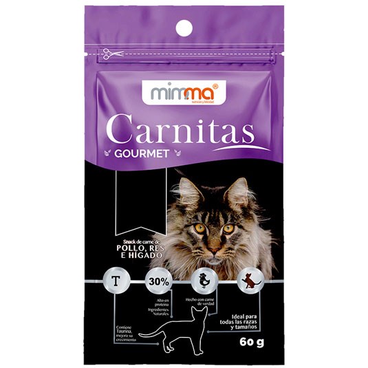 Carnitas Gourmet Gato Mimma 48 X 60 Gr