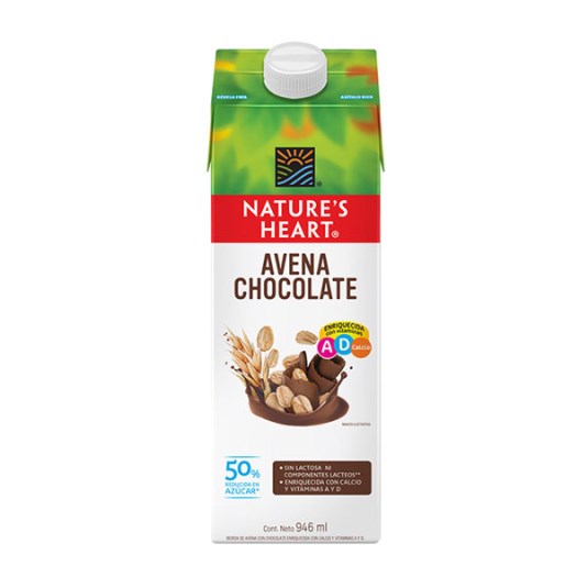 Bebida Avena Chocolate Nature's Heart 946 Ml.