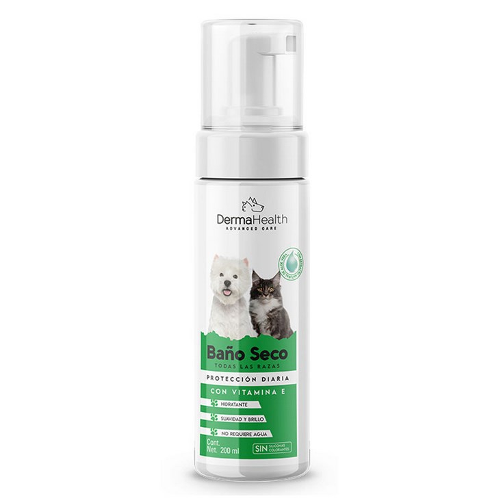 Shampoo Baño Seco Para Perros 200Ml