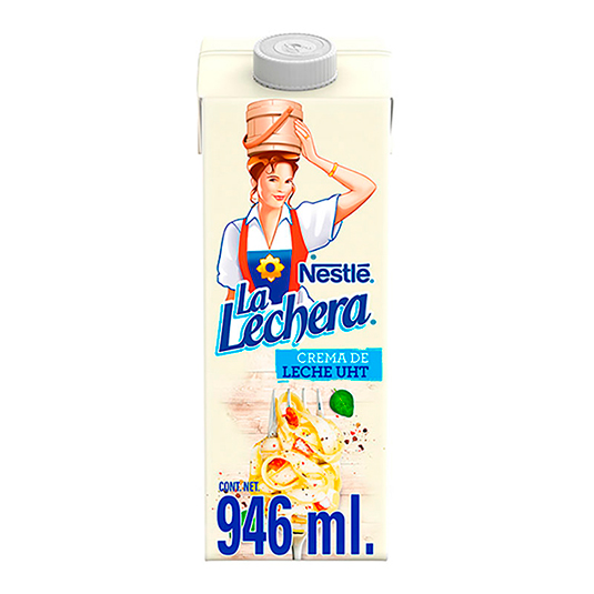 Crema de Leche Uht La Lechera 946 Ml.