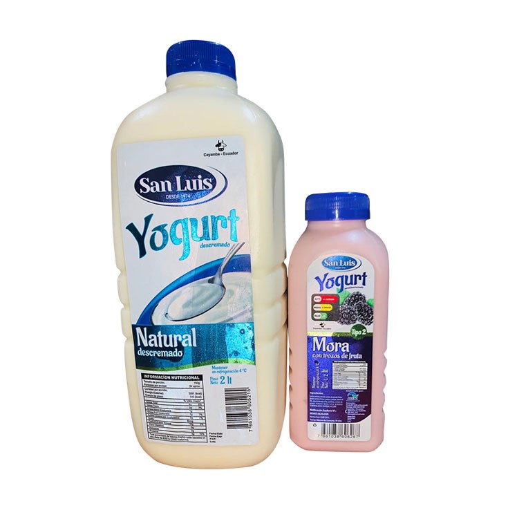 San Luis Yogurt Sabor Natural Poma 2 Lt.