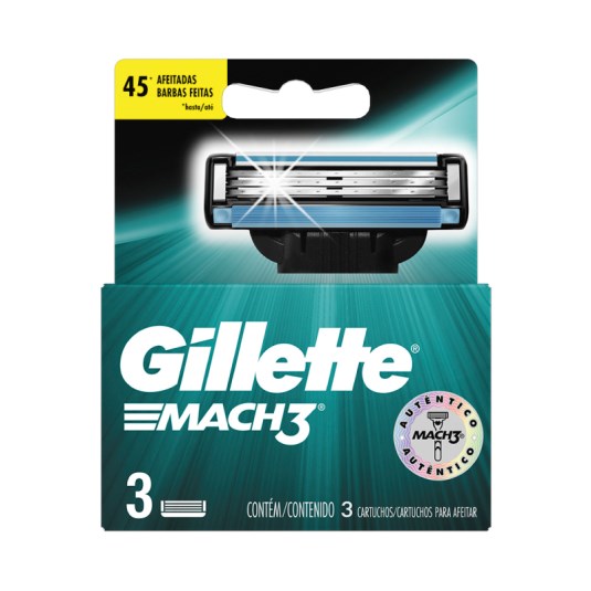 March 3 Gillette Repuesto X 3 Cartuchos