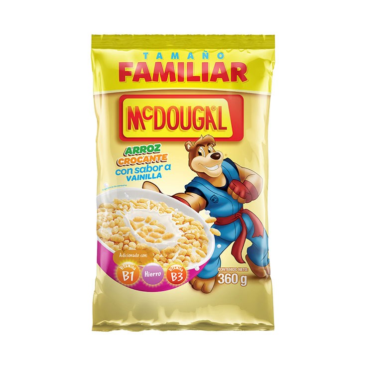 Mc Dougal Cereal Funda Arroz Crocante Vainilla 360