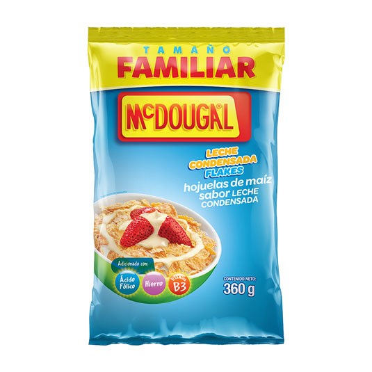 Mc Dougal Cereal Funda Flakes Leche Condensada 360