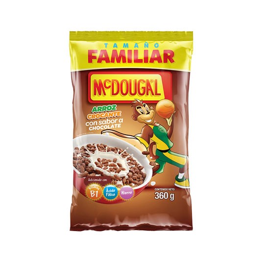 Mc Dougal Cereal Funda Arroz Crocante Chocolate 36