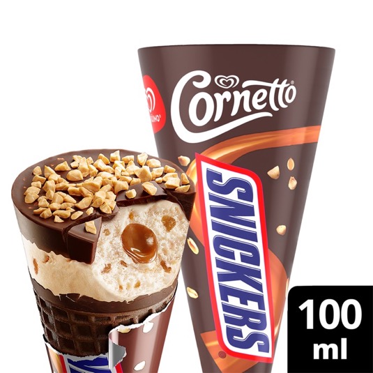 Pingüino Cornetto Snickers 100Ml