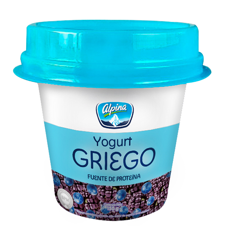 Alpina Yogurt Griego Mora Y Arandano 150 Gr