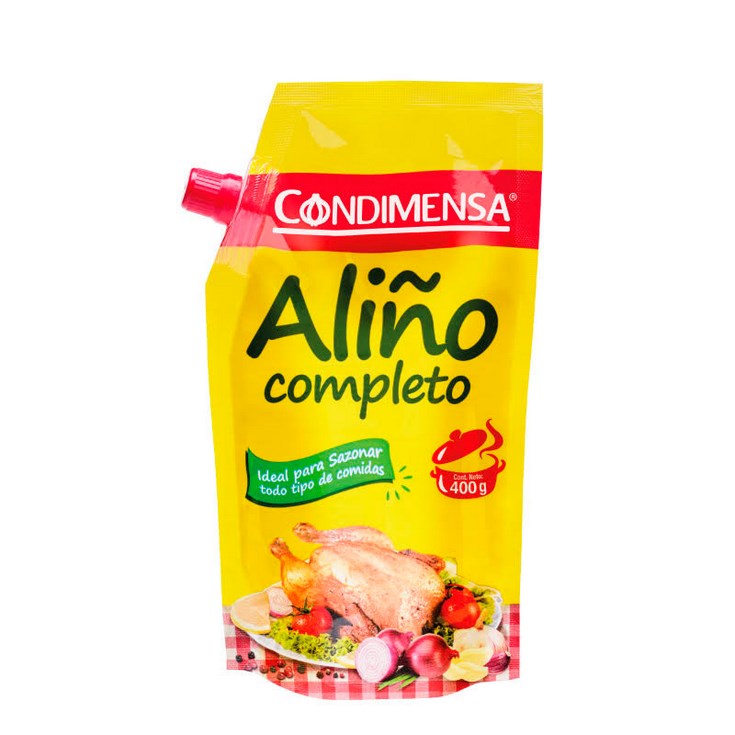 Aliño Preparado Doypack Válvula Condimensa 400 Gr