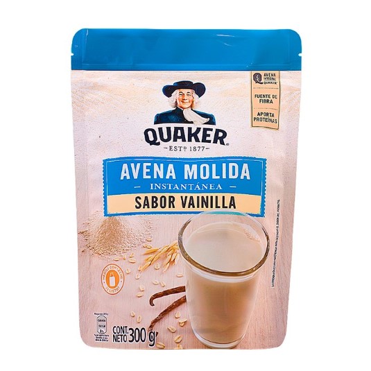 Avena Molida Sabor Fresa Quaker 300 Gr 