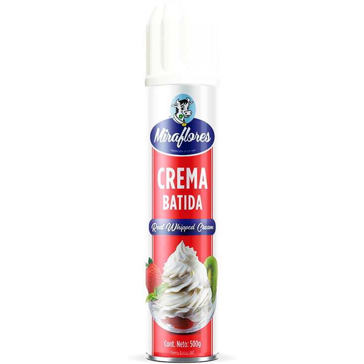 Crema Batida Miraflores Spray 500 Gr