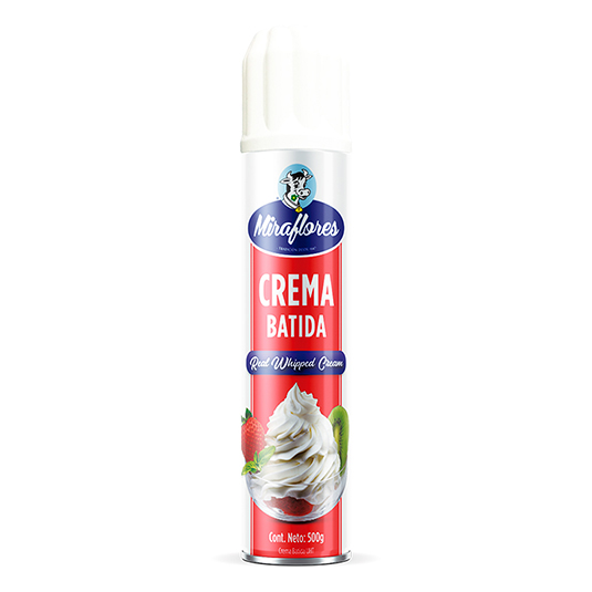 Crema Batida Miraflores Spray 500 Gr