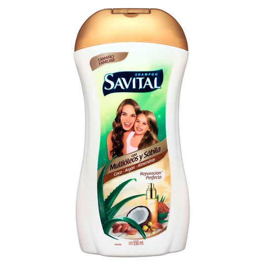 Shampoo Multioleos Sabila Savital 550 Ml