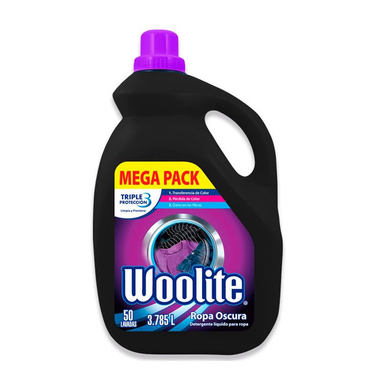 Detergente Líquido Ropa Oscura Woolite 1 Gl 