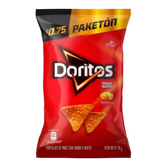 Doritos Mega Queso 78 Gr.