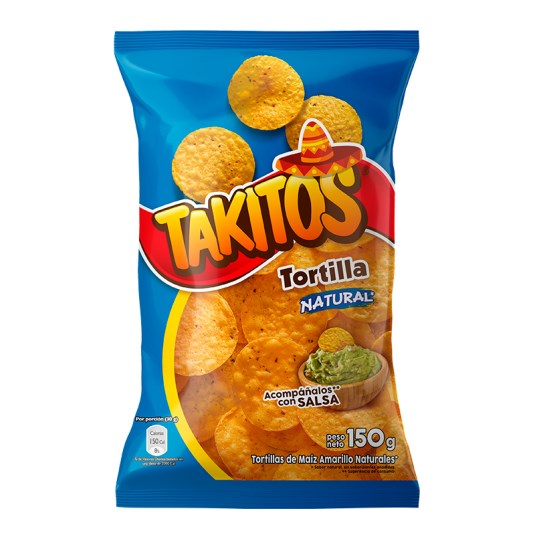 Tortillas Natural Takitos 150 Gr