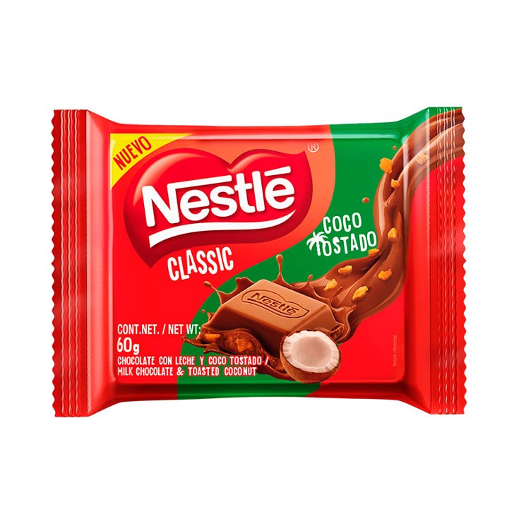 Chocolate Con Coco Nestlé 60 Gr