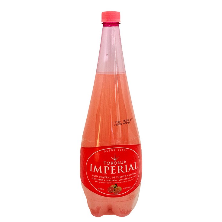 Agua Gasificada Sabor A Toronja Imperial 1.5