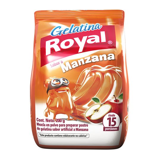 Gelatina Manzana Royal 200 Gr