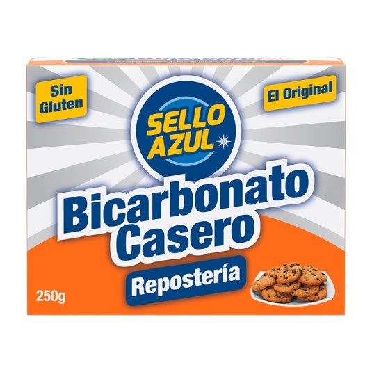 Bicarbonato Casero Para Reposteria Sello Azul