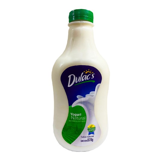 Yogurt Semidescremado Natural Dulac´s 970 Gr.