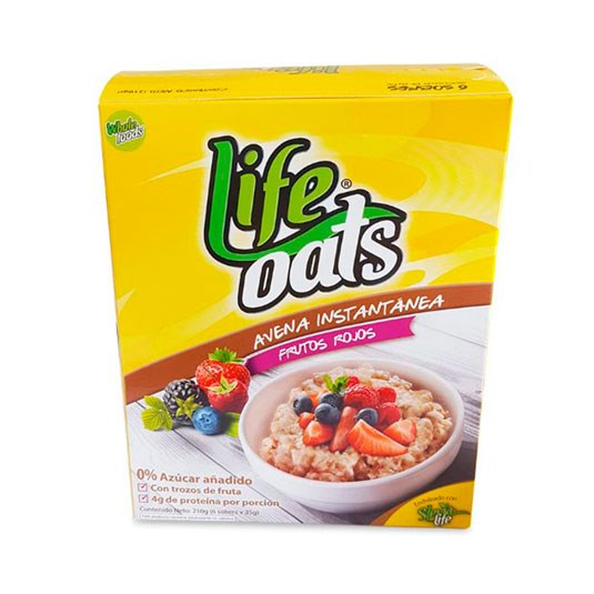 Avena Instantanea Frutos Rojos Life Oats 175