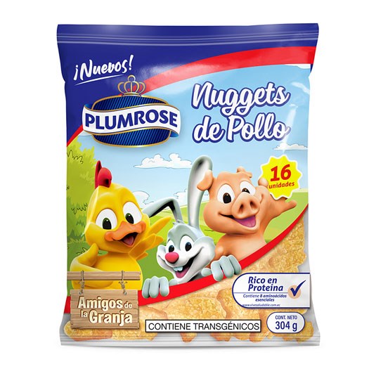 Plumrose Nuggets De Pollo Amigos De La Granja 304