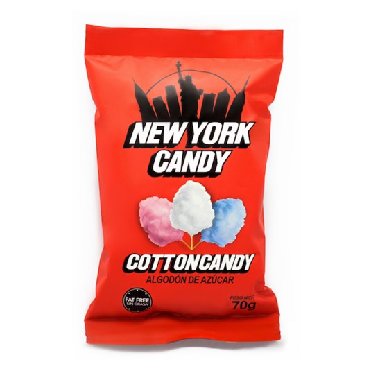 Algodón De Azúcar New York Snacks 70 Gr