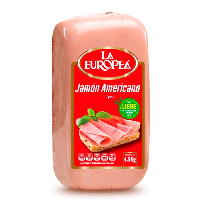 Jamón Americano La Europea 4.5 Kg