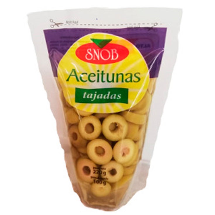 Aceituna Tajada Doypack Snob 220 Gr