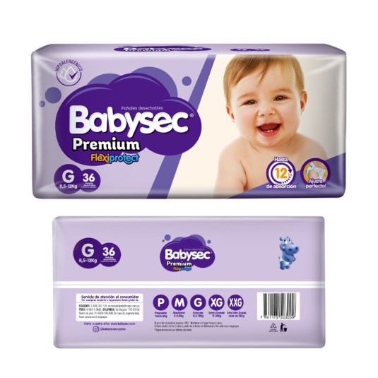 Premium Flexiprotect Grande Babysec X 36