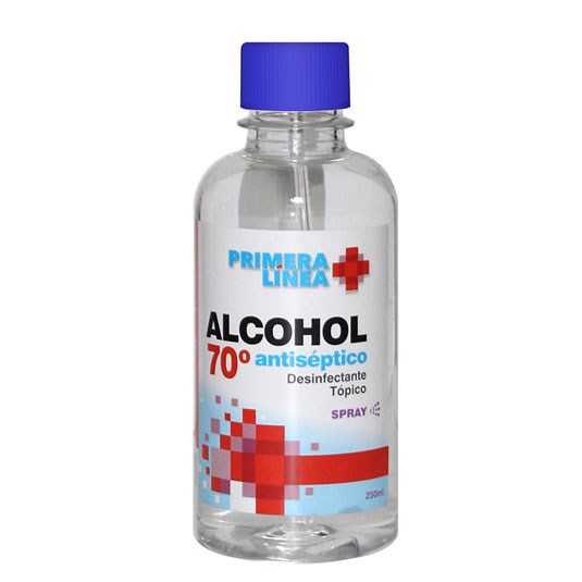 Alcohol Antiseptico Primera Linea Con Atomiza
