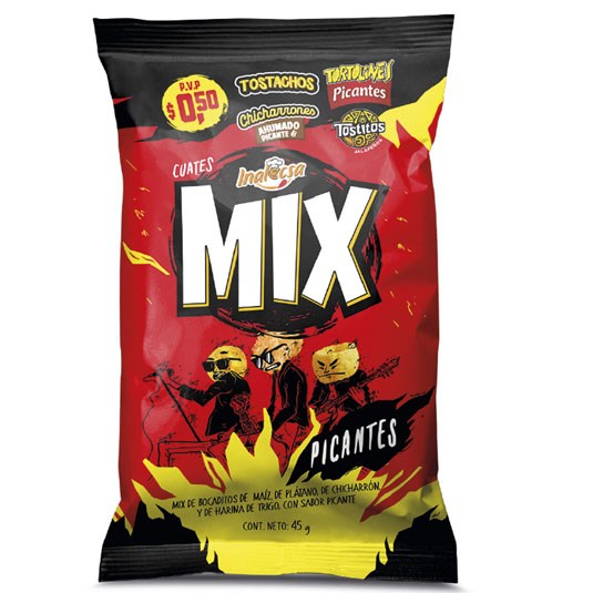 Snack Mix Picante Cuates 45 Gr