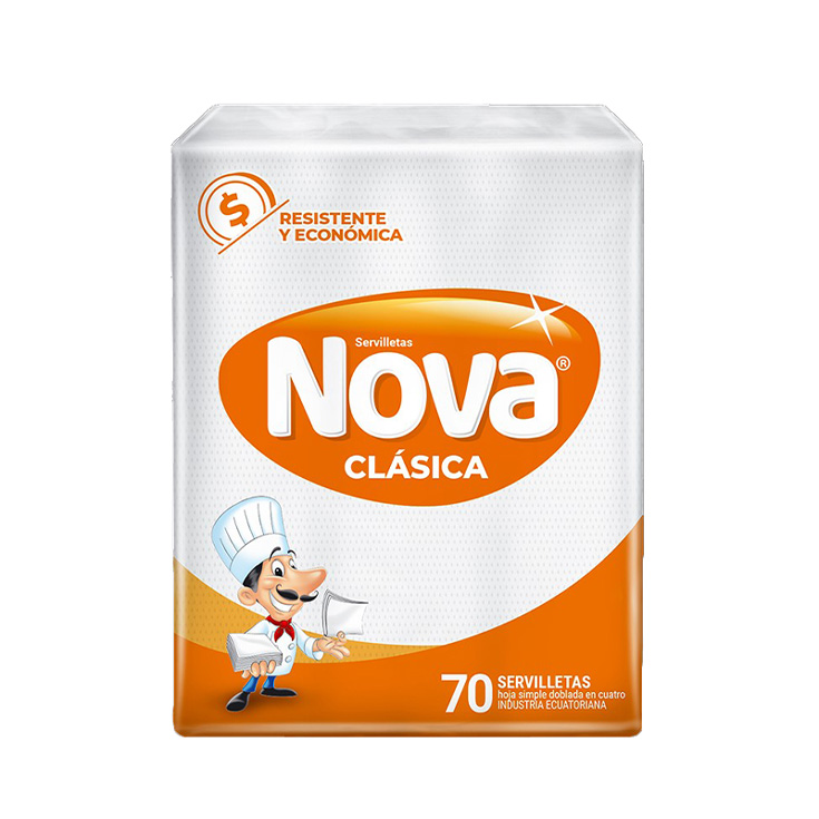 Servilleta Clasica Nova X 70 Unidades