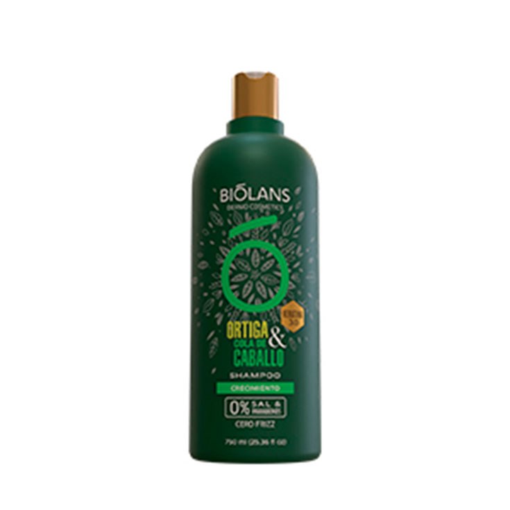 Shampoo Ortiga Y Cola De Caballo Biolans 750